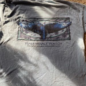 Medium Lakeshirts Blue Whale Watching Tee